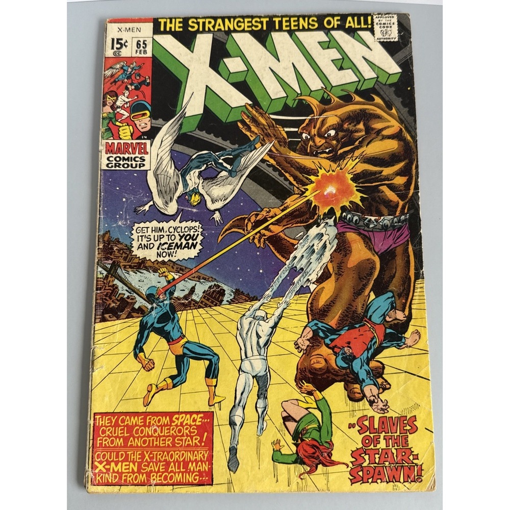 1970 X-Men 65 Bronze Age Vintage Marvel Comic Book Neal Adams Good